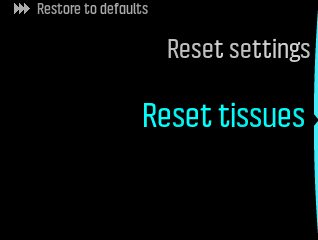 reset tissues